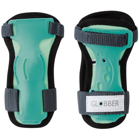 Protezioni Bambini XS Gomiti Ginocchia Polsi Verde Bici Monopattino