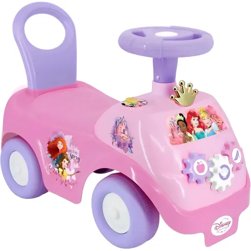 Camioncino Cavalcabile per Bambini Princesse Disney Rosa con Luci