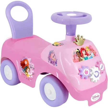 Camioncino Cavalcabile per Bambini Princesse Disney Rosa con Luci