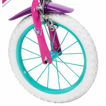 Bicicletta per Bambini con Rotelle Gabby Dollhouse 16" Rosa Bianco