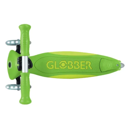 Monopattino 3 Ruote Bambini Pieghevole Regolabile Ruote LED Verde