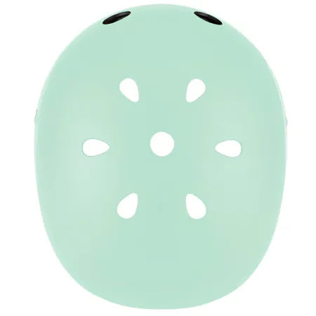 Casco Bambini 48-53cm Verde con Luci LED Posteriori Monopattino Bici