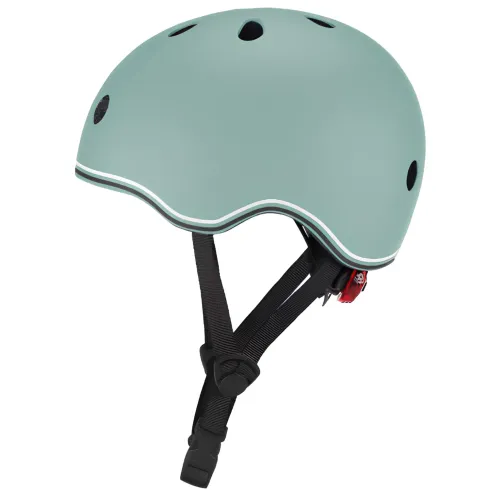 Casco per Bambini 45-51cm Verde Salvia LED Posteriori Monopattino