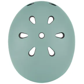 Casco per Bambini 45-51cm Verde Salvia LED Posteriori Monopattino 2
