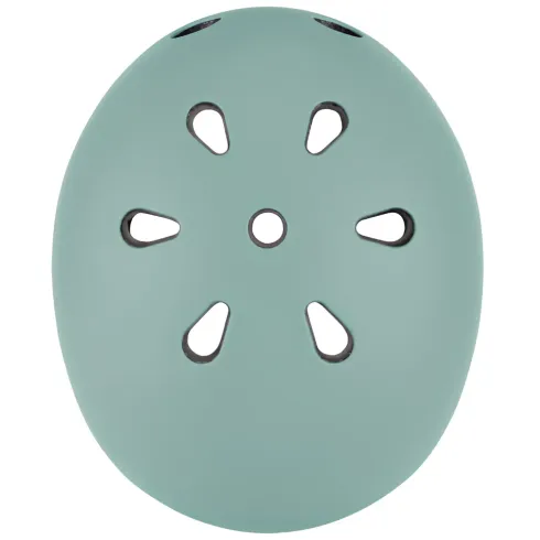 Casco per Bambini 45-51cm Verde Salvia LED Posteriori Monopattino