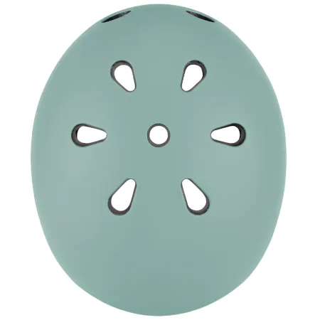 Casco per Bambini 45-51cm Verde Salvia LED Posteriori Monopattino