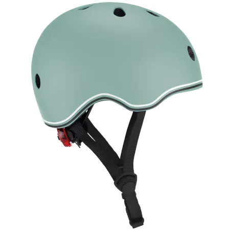 Casco per Bambini 45-51cm Verde Salvia LED Posteriori Monopattino
