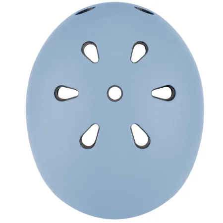 Casco per Bambini 45-51cm Blu Pastello LED Posteriori Monopattino