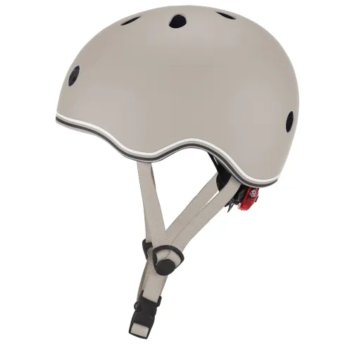 Casco per Bambini 45-51cm Beige LED Posteriori per Monopattino