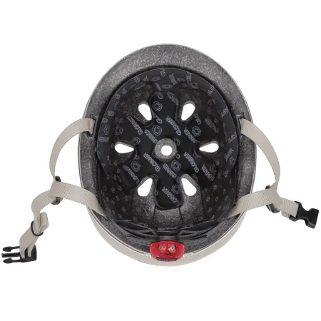 Casco per Bambini 45-51cm Beige LED Posteriori per Monopattino