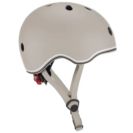 Casco per Bambini 45-51cm Beige LED Posteriori per Monopattino