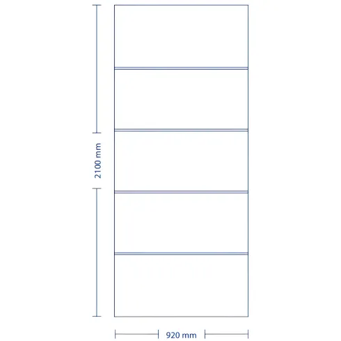 Pannello per Porta Blindata Alluminio Bianco con Incisioni 90x210 cm