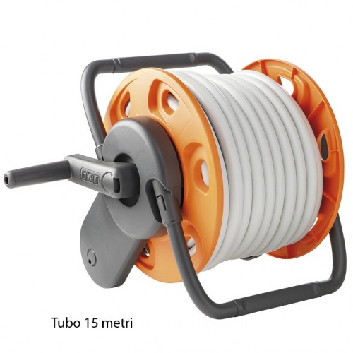 Avvolgitubo Portatile Porta Tubo Acqua per Innaffiare Lancia Giardino Carrello