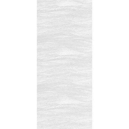 Pannello per Porta Blindata Alluminio Bianco Effetto Onde 90x210 cm