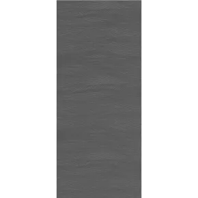 Pannello per Porta Blindata Alluminio Grigio Effetto Onde 90x210 cm