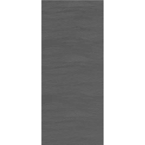 Pannello per Porta Blindata Alluminio Grigio Effetto Onde 90x210 cm