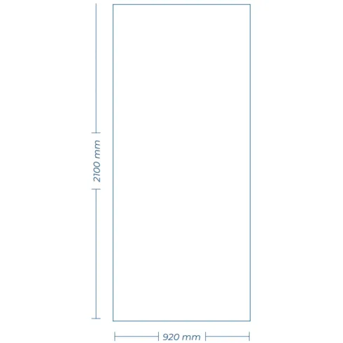 Pannello per Porta Blindata Alluminio Noce Venature Verticali 90x210 cm