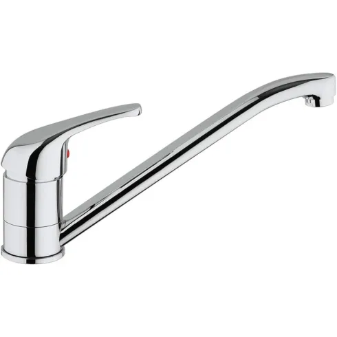 Miscelatore Lavello Monocomando Ottone Cromato Cartuccia 40 mm
