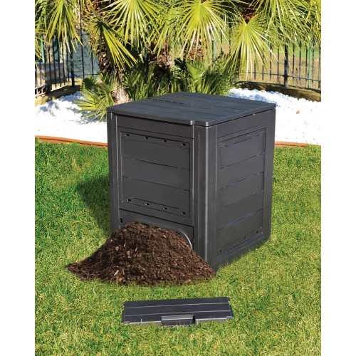 Compostiera da Giardino in Plastica Bio Compost Compostaggio Rifiuti Organici