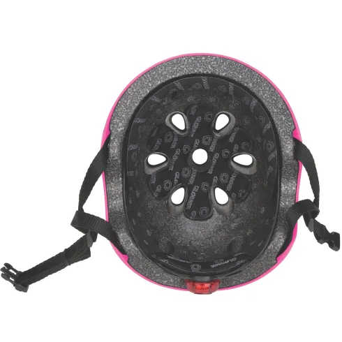 Casco per Bambini Regolabile XS/S 48-53 cm con LED Fucsia Monopattino