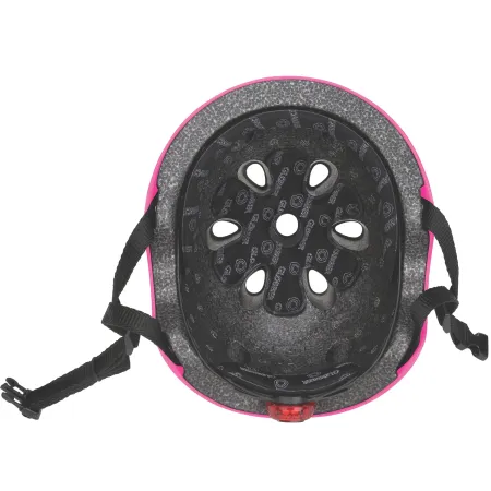 Casco per Bambini Regolabile XS/S 48-53 cm con LED Fucsia Monopattino