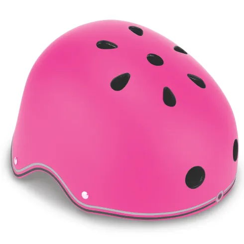 Casco per Bambini Regolabile XS/S 48-53 cm con LED Fucsia Monopattino