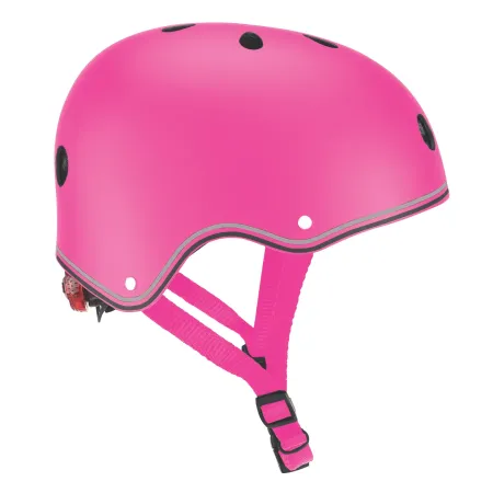 Casco per Bambini Regolabile XS/S 48-53 cm con LED Fucsia Monopattino