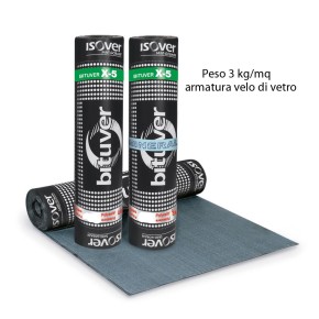 Rotolo Guaina 3kg Poliestere Velovetro 10mt Bituminosa Impermeabilizzante Bitume