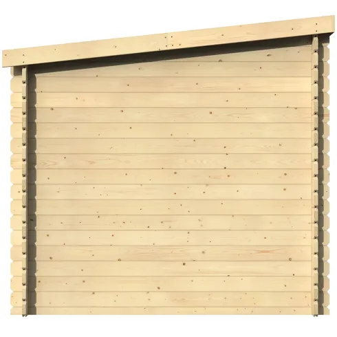 Casetta in Legno 28 mm con Portico 443x229 cm da Giardino Block House