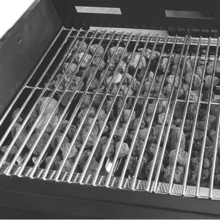 Barbecue a Gas 3 Fuochi 8,5 kW con Coperchio Termometro Pietra Lavica
