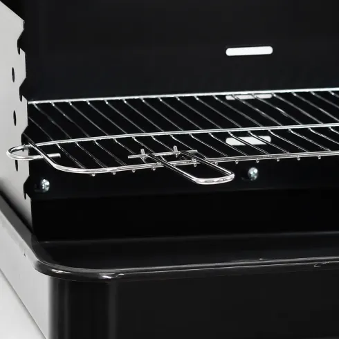 Barbecue a Carbonella da Giardino con Griglia Regolabile Paravento