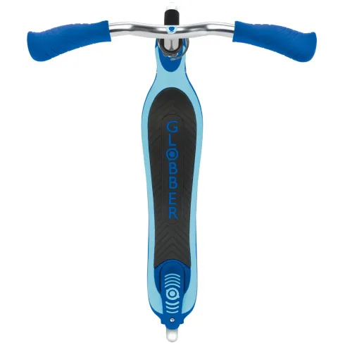 Monopattino per Bimbi 2 Ruote Blu Navy Manubrio Regolabile Ruote LED