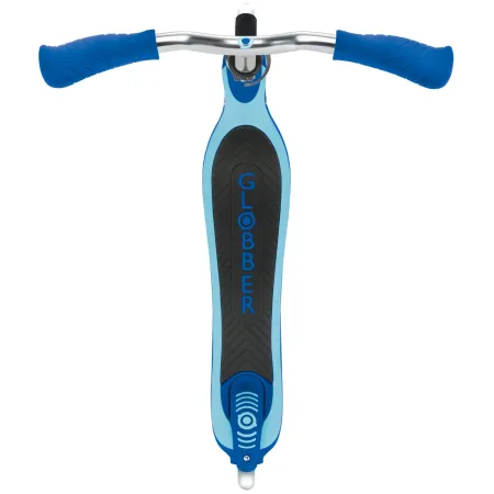 Monopattino per Bimbi 2 Ruote Blu Navy Manubrio Regolabile Ruote LED