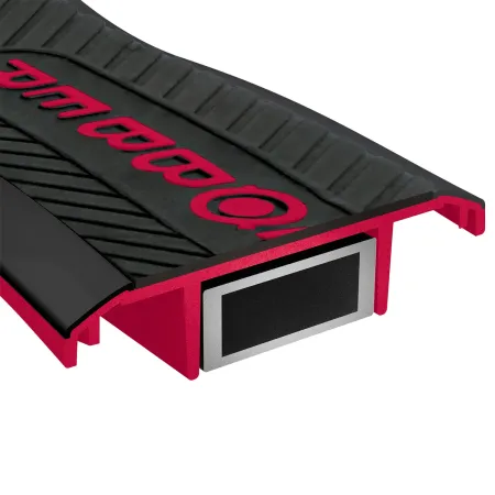 Monopattino per Bimbi 2 Ruote Rosso Manubrio Regolabile Ruote LED