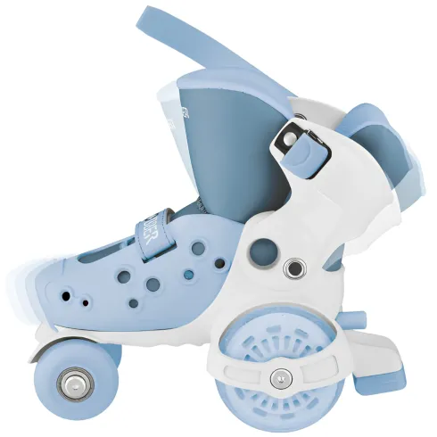 Pattini per Bambini 4 Ruote Regolabili Blu Cenere Taglia 26-29