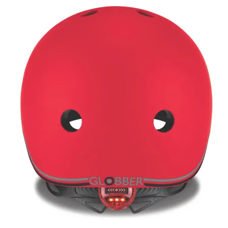 Casco Bici per Bambini Regolabile Rosso XXS-XS 48-51 cm con LED
