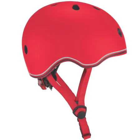 Casco Bici per Bambini Regolabile Rosso XXS-XS 48-51 cm con LED