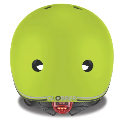 Casco Bici per Bambini Regolabile Verde Lime XXS-XS 48-51 cm con LED
