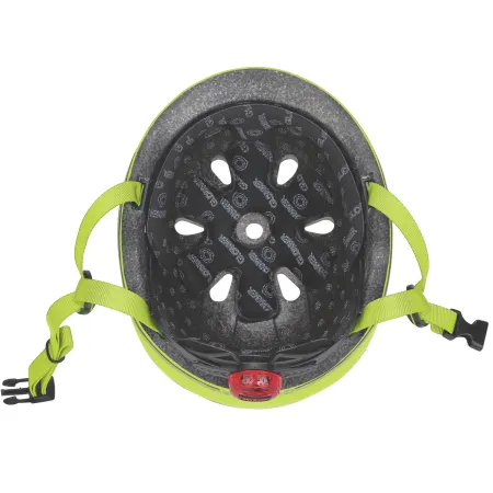 Casco Bici per Bambini Regolabile Verde Lime XXS-XS 48-51 cm con LED