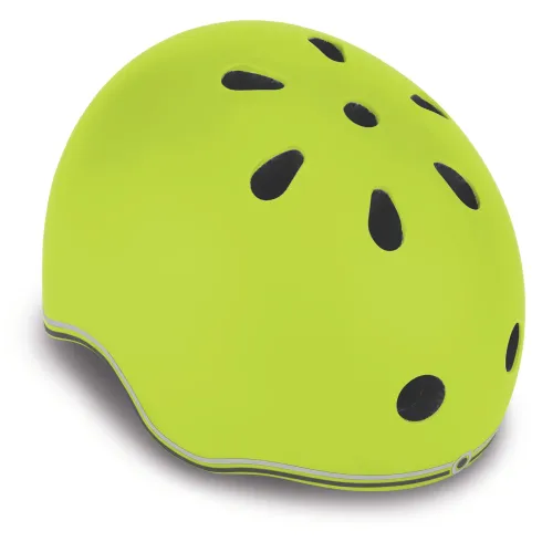 Casco Bici per Bambini Regolabile Verde Lime XXS-XS 48-51 cm con LED