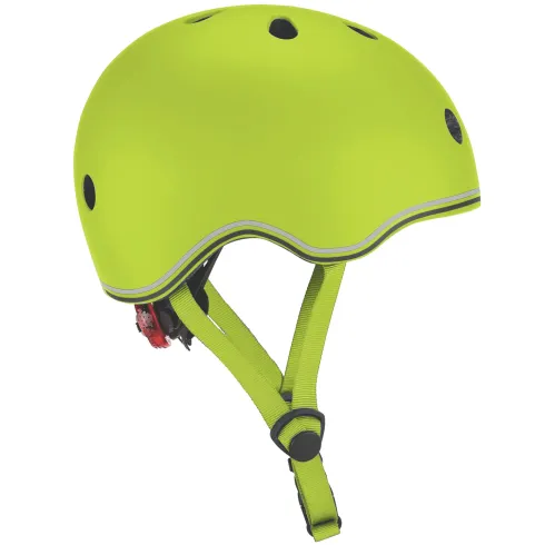 Casco Bici per Bambini Regolabile Verde Lime XXS-XS 48-51 cm con LED