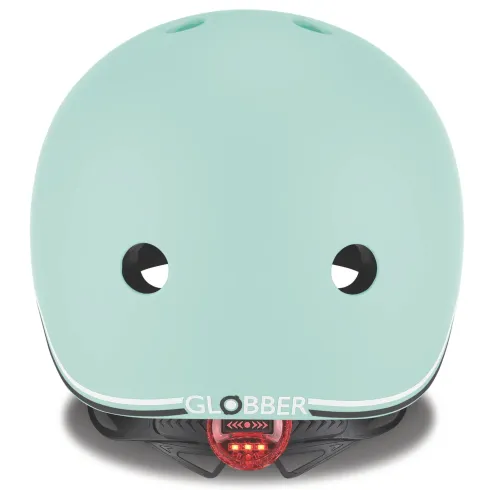 Casco Bici Bambini Regolabile Verde Pastello XXS-XS 48-51 cm con LED
