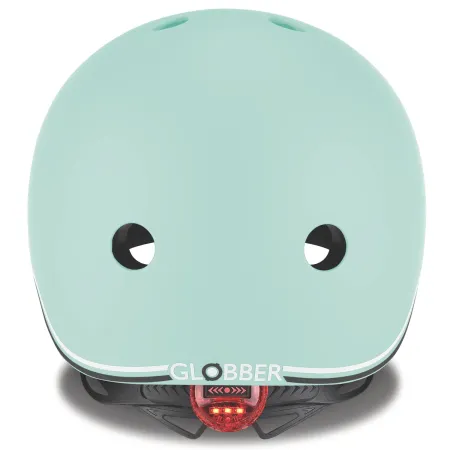 Casco Bici Bambini Regolabile Verde Pastello XXS-XS 48-51 cm con LED