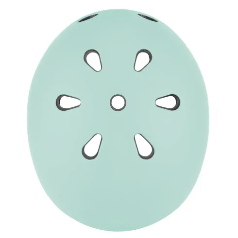 Casco Bici Bambini Regolabile Verde Pastello XXS-XS 48-51 cm con LED