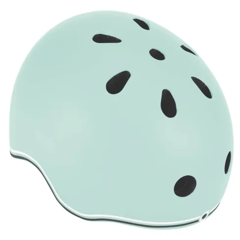 Casco Bici Bambini Regolabile Verde Pastello XXS-XS 48-51 cm con LED