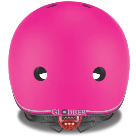 Casco Bici per Bambini Regolabile Fucsia XXS-XS 48-51 cm con LED