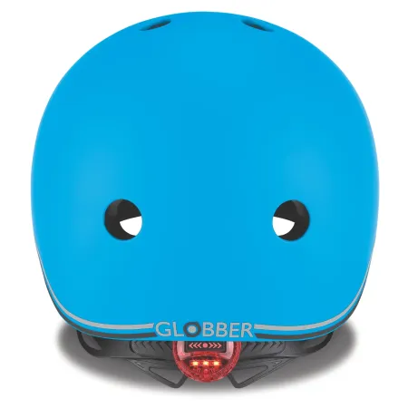 Casco Bici per Bambini Regolabile Azzurro XXS-XS 48-51 cm con LED