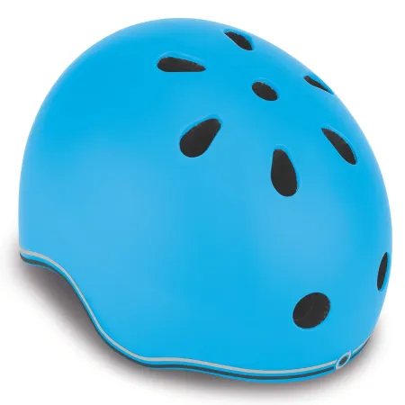 Casco Bici per Bambini Regolabile Azzurro XXS-XS 48-51 cm con LED