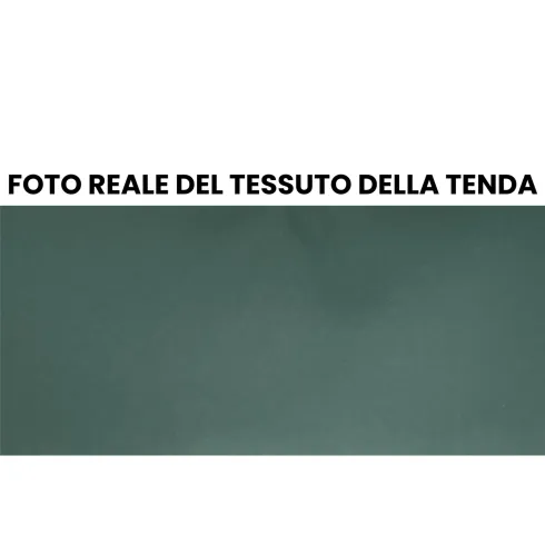 Tenda da Sole a Caduta 250x250 Verde con Bracci Cassonata da Esterno