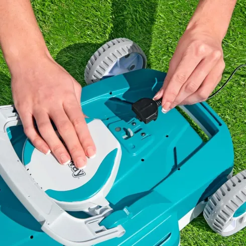 Robot Aspiratore Piscina Senza Filo Batteria Pulitore Fondo Piscina Automatico | Bricoshop24
